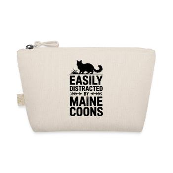 Maine Coon Dictons, blague sur chat, cadeau Maine Coon - Trousse biologique - nature - Devant
