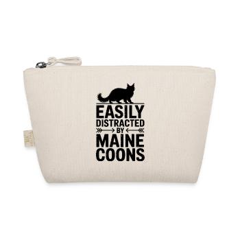 Maine Coon Dictons, blague sur chat, cadeau Maine Coon - Trousse biologique - nature - Devant