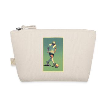 Football player #3 - Bio-Täschchen - Natur - Vorne