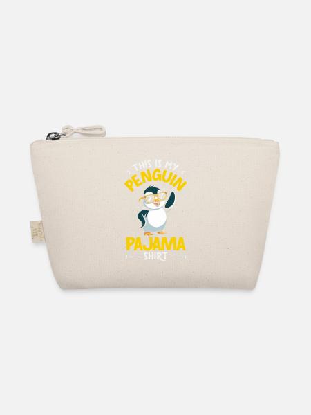 Pingouin mignon - Cadeau pour l’amoureux des manchots - Trousse biologique - nature - Devant