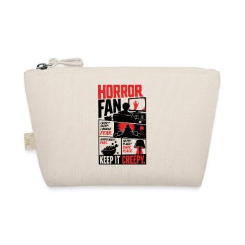 Horror Fear Fuel Dark Place Creepy - Organic Pouch - nature - Front