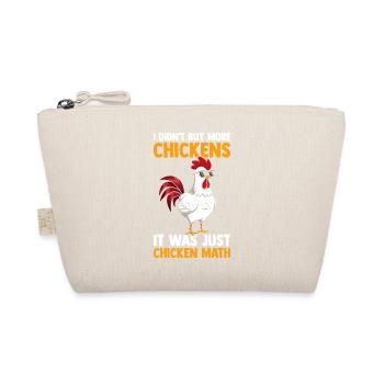 Farmer Rooster Flock Poultry Math Chicken - Organic Pouch - nature - Front