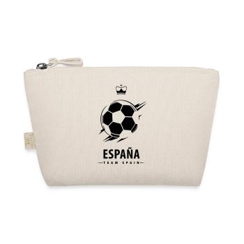 Spain Football Supporter Soccer Fan Design - Organic Pouch - nature - Front