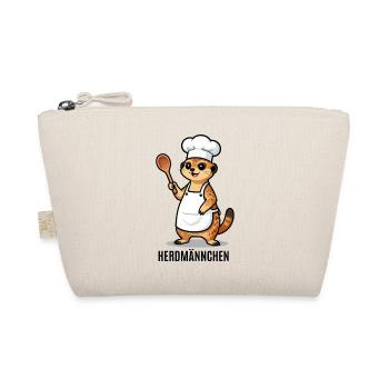 Herdmännchen Koch Gastronomie Beikoch Lustig  - Bio-Täschchen - Natur - Vorne