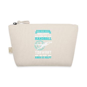 Handball Handballer Handball Trainer Fan Geschenk - Bio-Täschchen - Natur - Vorne