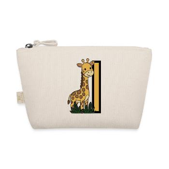 Giraffe at the Post – Children's Illustration - Organic Pouch - nature - Front