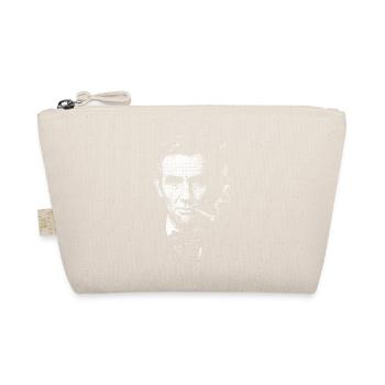 Abraham Lincoln raucht Zigarre - Bio-Täschchen - Natur - Vorne
