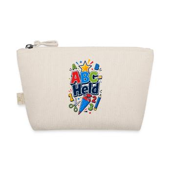 Back to school school child - Organic Pouch - nature - Front