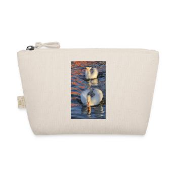 Swans in a play of colours - Organic Pouch - nature - Front