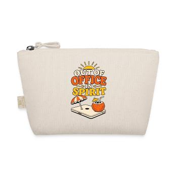 Out of Office in Spirit – Vacation Mode - Organic Pouch - nature - Front