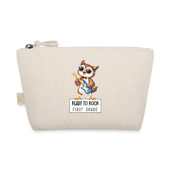 Ready to Rock First Grade Owl – Back to School - Bio-Täschchen - Natur - Vorne
