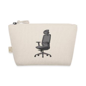 Minimalistischer ergonomischer Gaming- und Bürostuhl - Bio-Täschchen - Natur - Vorne
