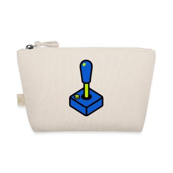 Retro Arcade Joystick Grafik - Bio-Täschchen - Natur - Vorne