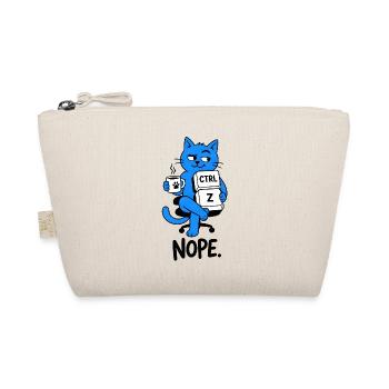 NEIN. STRG + Z – Katzennerd Computerhumor - Bio-Täschchen - Natur - Vorne
