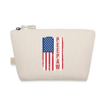 Patriotic Grandfather Gramps Granddad Grandad Peep - Bio-Täschchen - Natur - Vorne