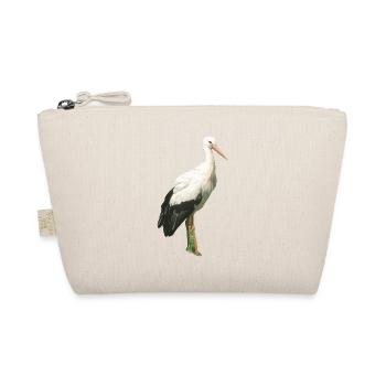 Storch - Bio-Täschchen - Natur - Vorne