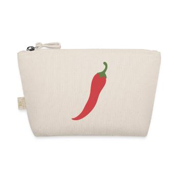 Chilischote Lebensmittel Illustration Geschenkidee - Bio-Täschchen - Natur - Vorne