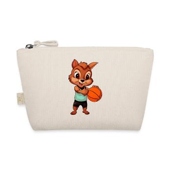 Basketballer Eichhörnchen - Bio-Täschchen - Natur - Vorne