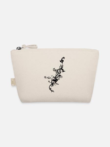 Floral Ornament - Organic Pouch - nature