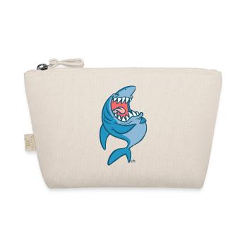 Gros Requin Bleu Qui Rigole par Cheerful Madness!! - Trousse biologique - nature - Devant