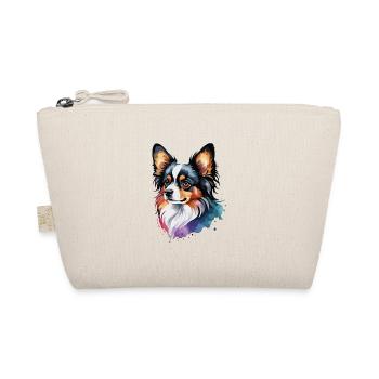Papillon Chien Mignon Mignon Aquarelle Coloré - Trousse biologique - nature - Devant