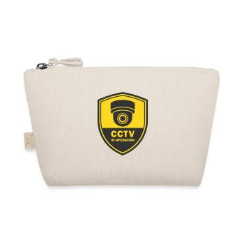 Security cameras in use symbol icon. Fixed CCTV - Organic Pouch - nature - Front