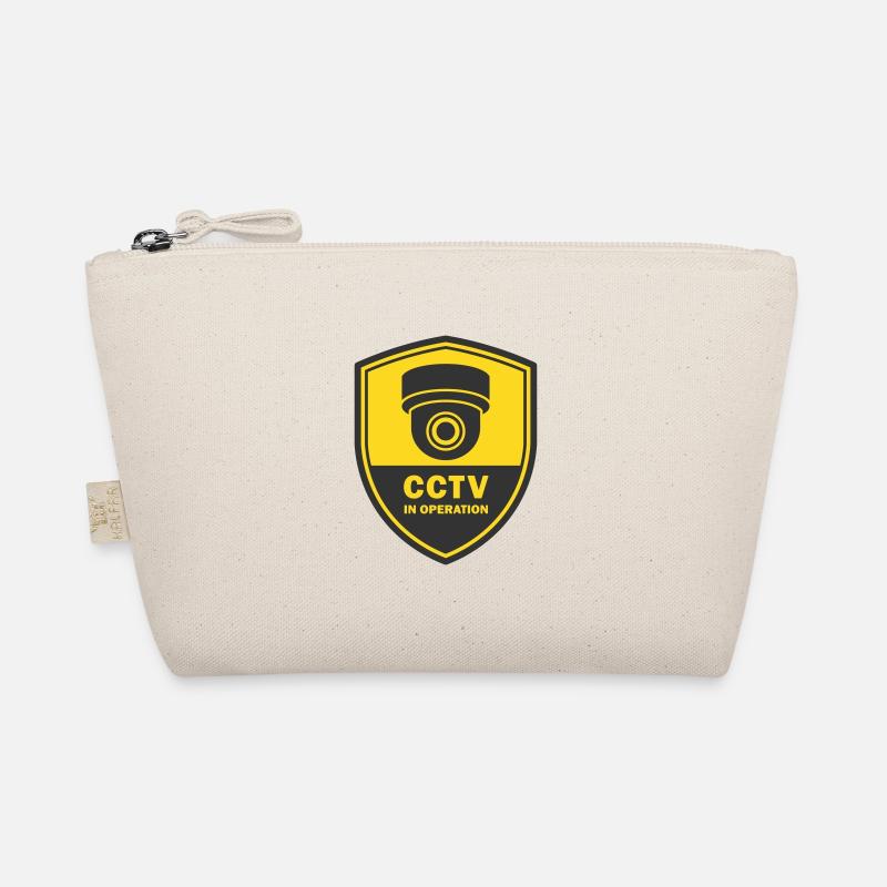 Security cameras in use symbol icon. Fixed CCTV Organic Pouch