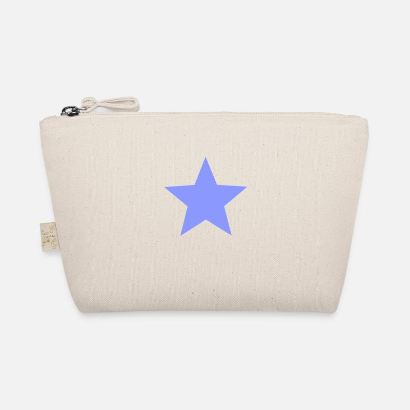 Idée cadeau pervenche bleu lavande étoilée Trousse biologique