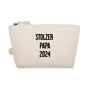 Proud Dad 2024 – for new fathers - Organic Pouch - nature - Front
