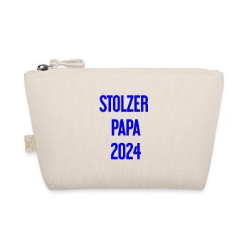Proud Dad 2024 – for new fathers - Organic Pouch - nature - Front