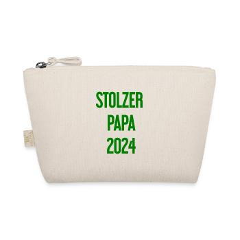 Proud Dad 2024 – for new fathers - Organic Pouch - nature - Front