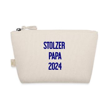 Proud Dad 2024 – for new fathers - Organic Pouch - nature - Front