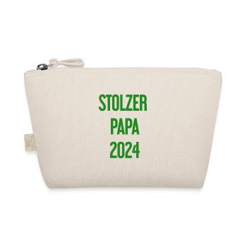 Proud Dad 2024 – for new fathers - Organic Pouch - nature - Front