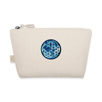 Flower of Life Blue Element Water - Organic Pouch - nature - Front