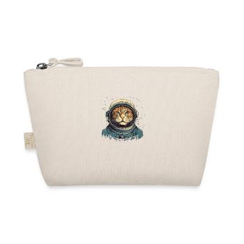 Cool cat as astronaut with suit - Organic Pouch - nature - Front