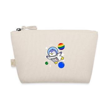 Penguin Astronaut Gay Pride - Bio-Täschchen - Natur - Vorne