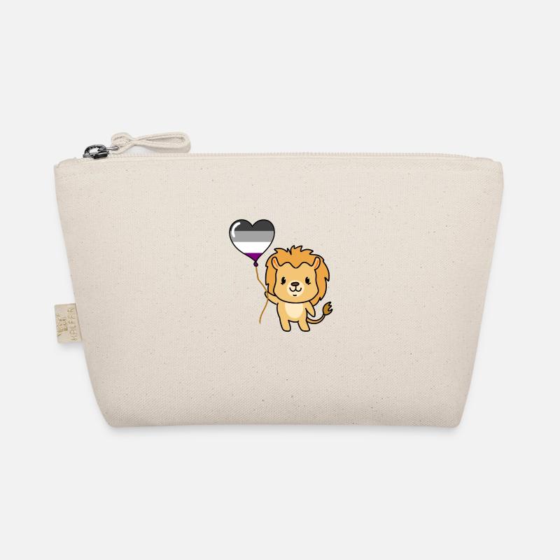 Lion Balloon Asexual Pride Organic Pouch
