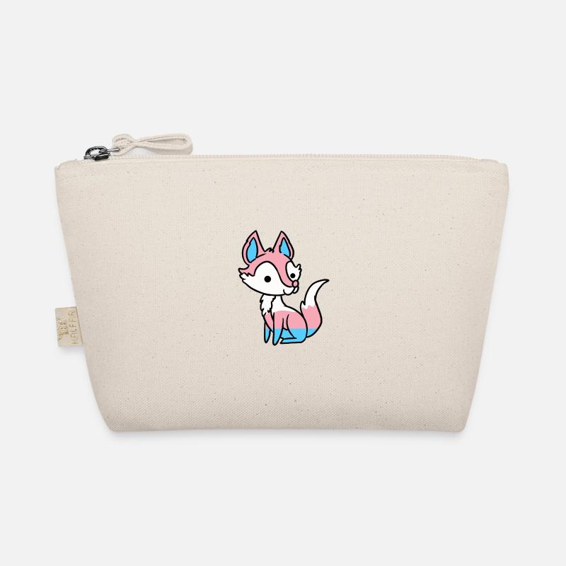 Trans Pride Fox Transgender Pride Organic Pouch