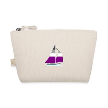 Sailboat Ace Pride - Organic Pouch - nature - Front