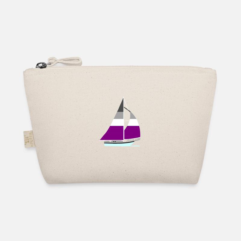 Segelboot Ace Pride - Bio-Täschchen - Natur