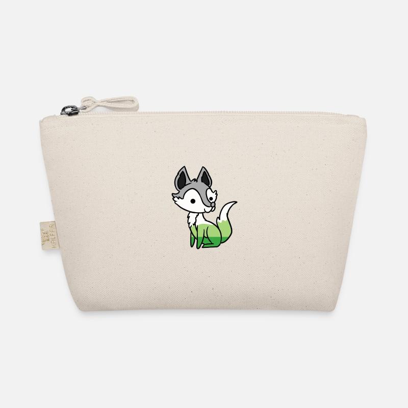 Aromantic Pride Fuchs - Bio-Täschchen - Natur