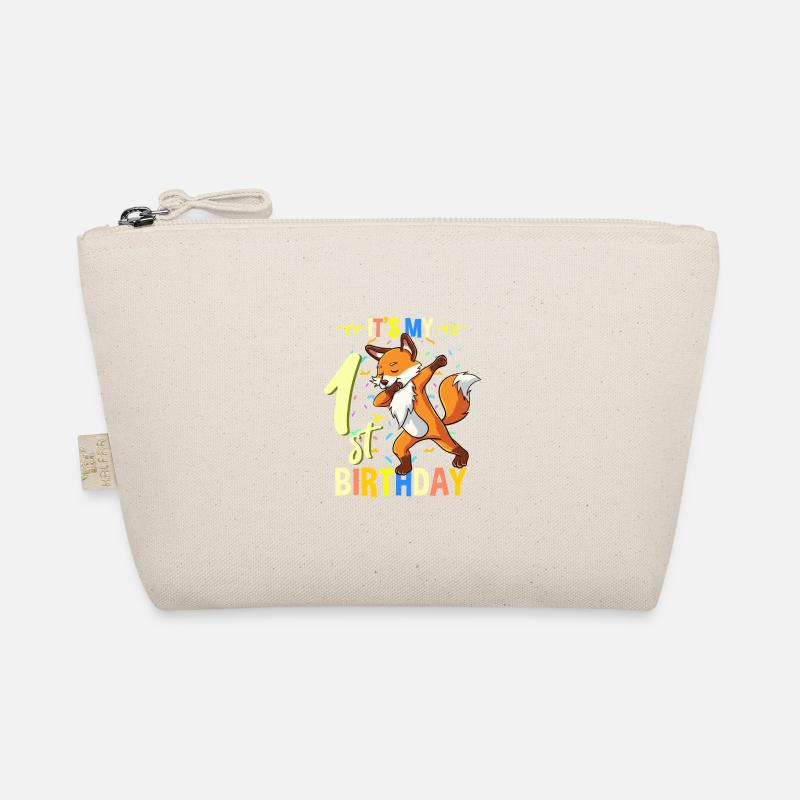 Its My 1st Birthday Dabbing Fox Organic Pouch