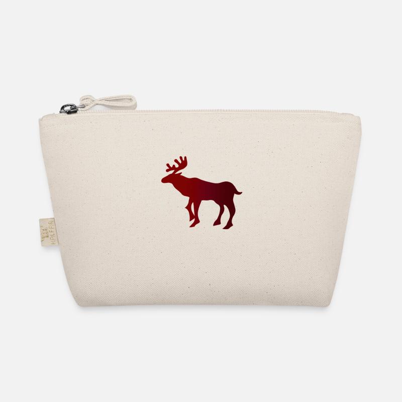 Reindeer Elk Gift Idea Christmas Christmas Organic Pouch