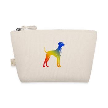 Great Dane Hund Bunt - Bio-Täschchen - Natur - Vorne