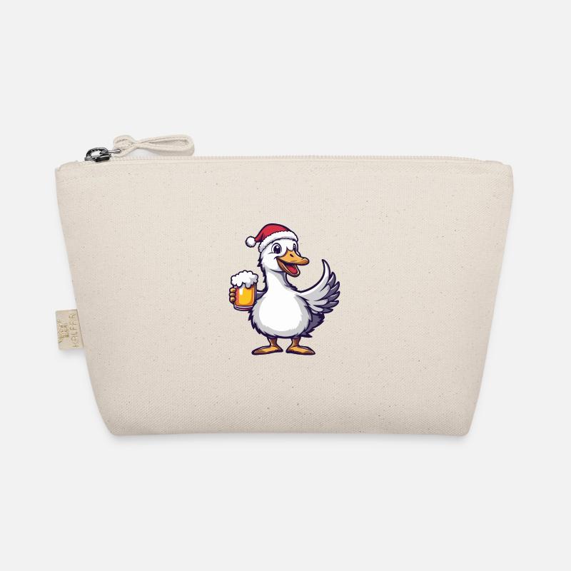 Gans Bier Xmas Weihnachten Bio-Täschchen