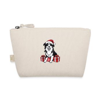 Border Collie chien Cadeaux de Noël - Trousse biologique - nature - Devant