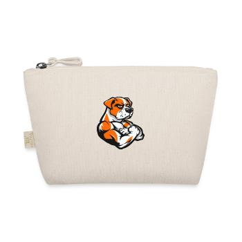 Jack Russel Terrier Dog Muscles Bodybuilding - Organic Pouch - nature - Front