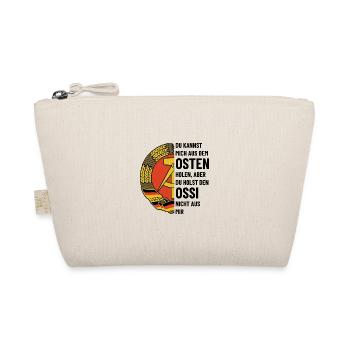 DDR Wappen, Osten, Ossi Geschenk - Bio-Täschchen - Natur - Vorne