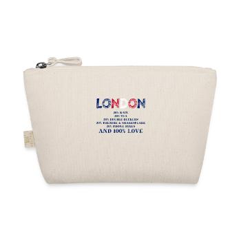 London lustige Geschenkidee UK England witzig - Bio-Täschchen - Natur - Vorne