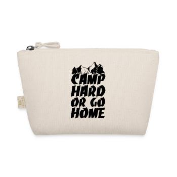 Camp Hard go Home Camping - Organic Pouch - nature - Front